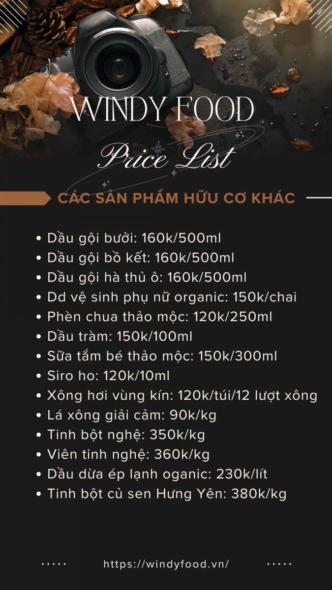 sản phẩm hữu cơ