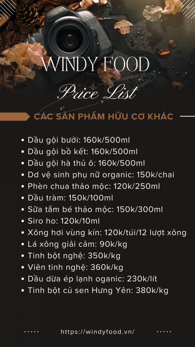 sản phẩm hữu cơ