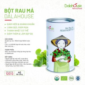 bột rau má hữu cơ