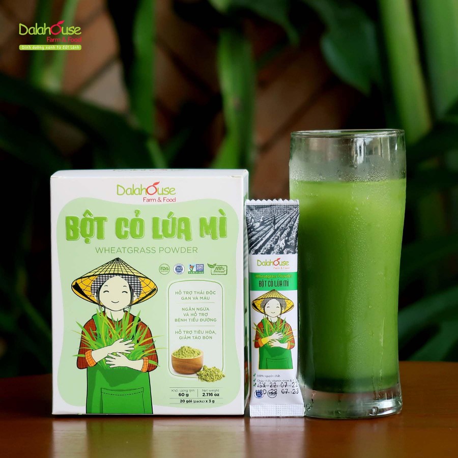 bột cỏ lúa mì