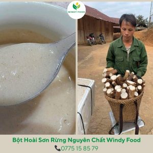 bột hoài sơn rừng, bột củ mài rừng