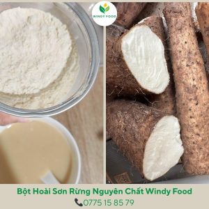 bột hoài sơn rừng, bột củ mài rừng
